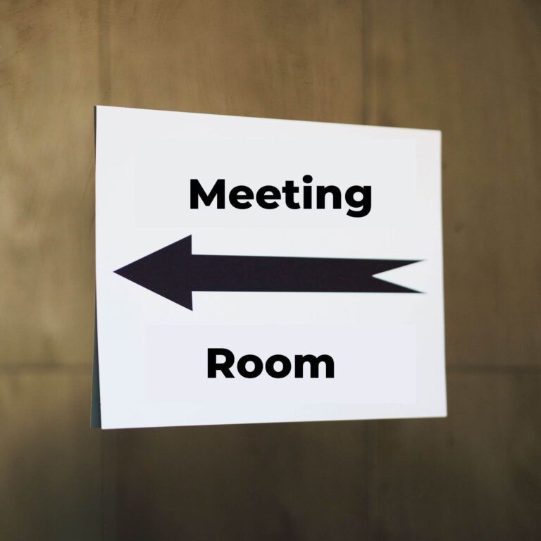 Meeting Room Signs for Doors